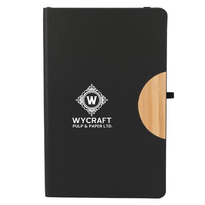 5.5'' x 8.5'' Kaya Recycled PU and Bamboo Journal