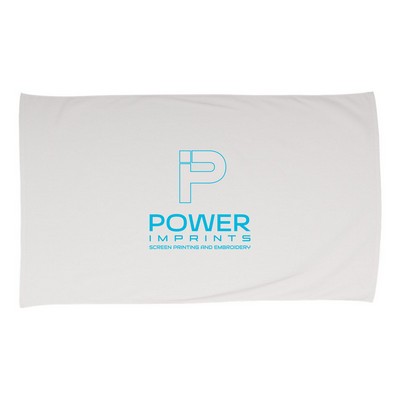 White Beach Towel